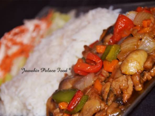 Boeuf piquant façons asiatique