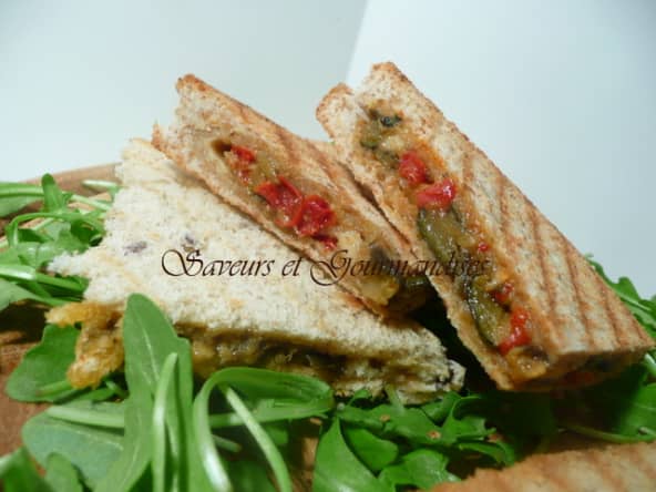 Croque-Monsieur légumes et bufala