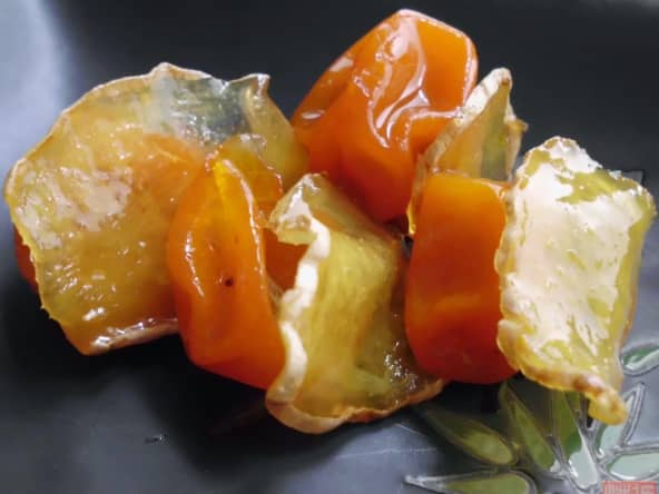 Gingembre confit au kumquat terriblement parfumé !