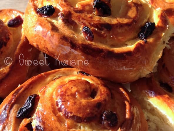 Les pains aux raisins