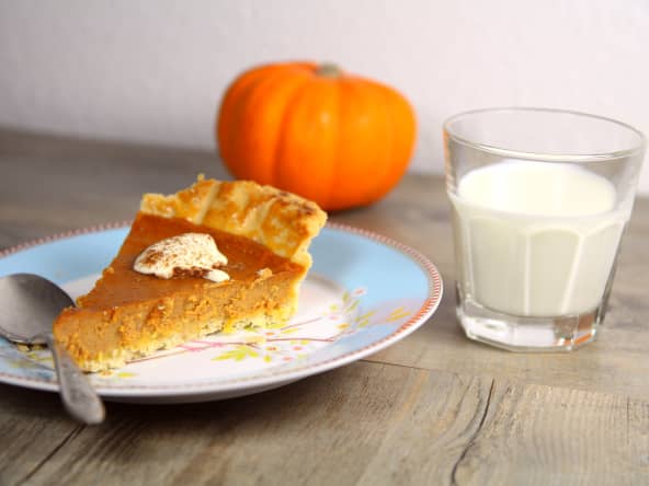 Tarte au potiron ou pumpkin pie pour Thanksgiving et Halloween