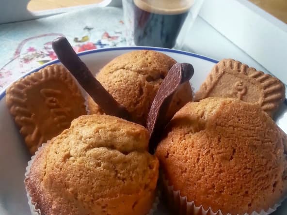 Muffins aux speculoos
