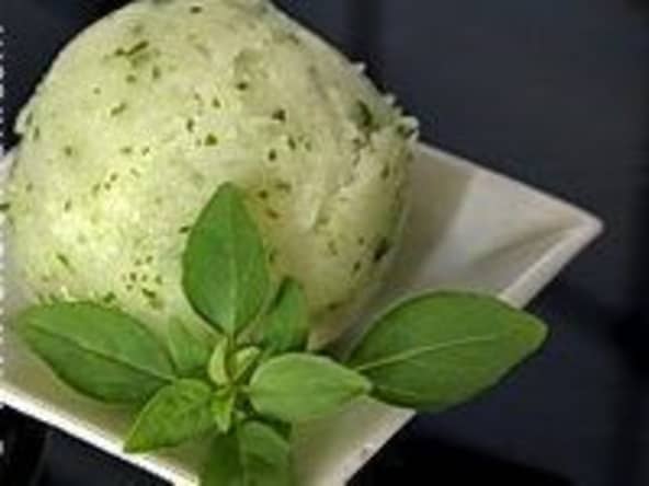 Sorbet basilic