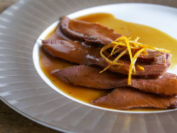 Sauce bigarade à l'orange