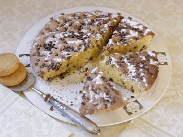 Gâteau au chocolat à la liqueur d'orange et aux sablés bretons
