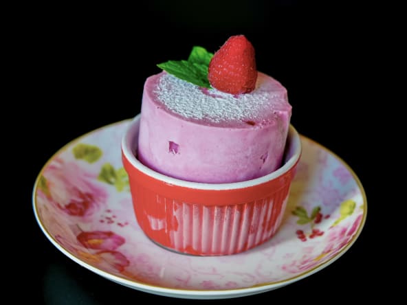 Soufflé glacé aux fruits rouges