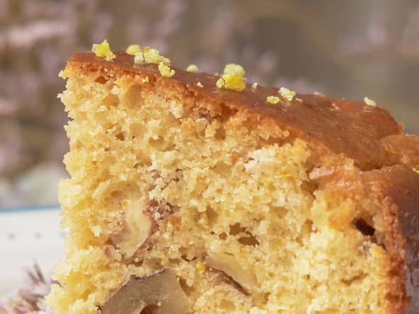 Lemon cake aux noix et gingembre