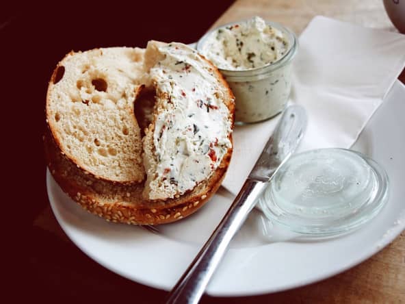 Bagel and Cream cheese