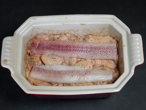 Terrine de foie gras à l'anguille fumée