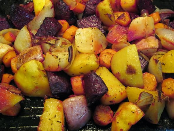 Légumes racines rôtis