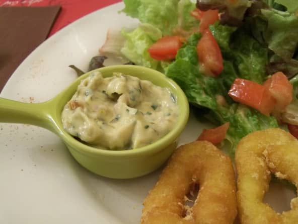 Sauce tartare et poisson