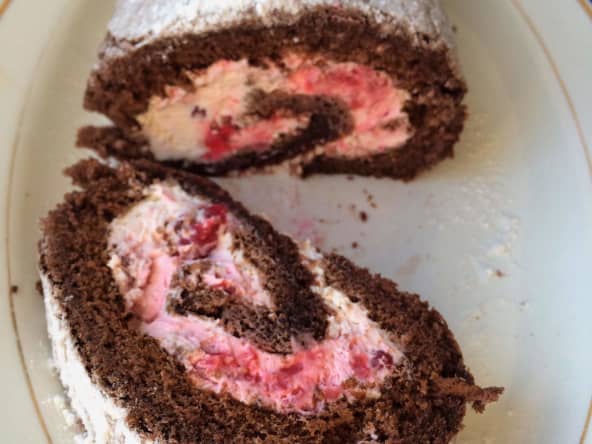 Gâteau roulé au chocolat