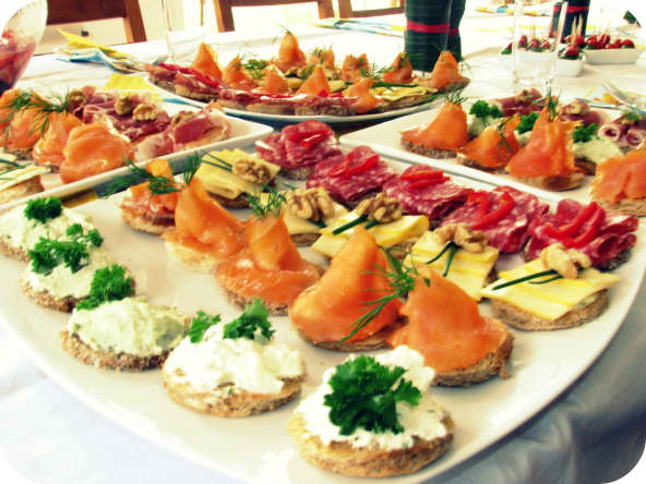 Plateaux de toasts
