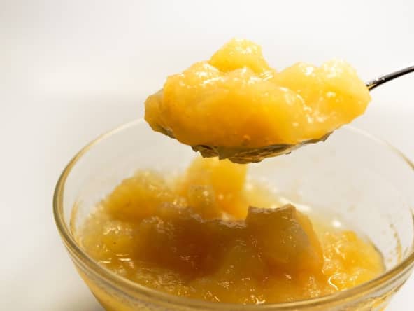 Compote de pommes sans sucre ajouté