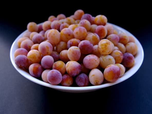 Assiette de mirabelles