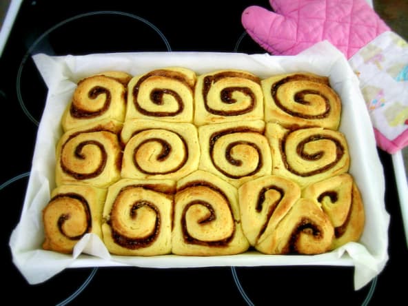 Brioche cinnamon rolls