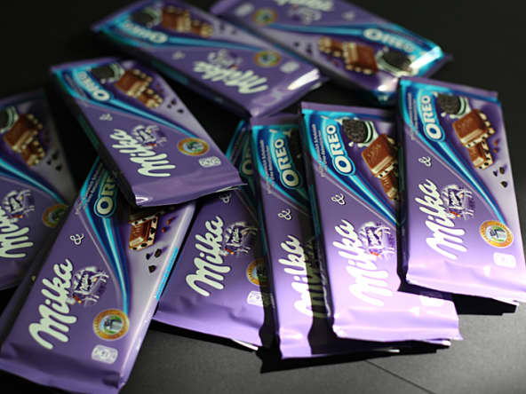 Tablettes de chocolat Milka Oreo