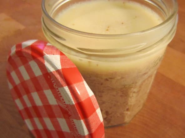 Bocal de rillettes de canard sous-vide
