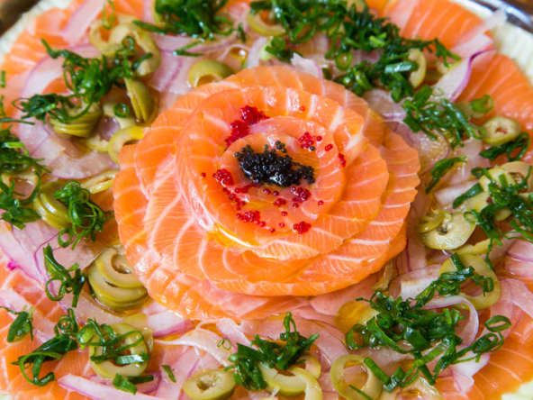 Carpaccio de saumon