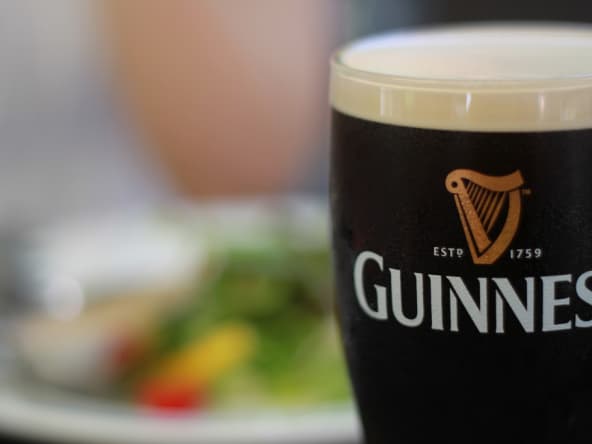 Une pinte de guinness