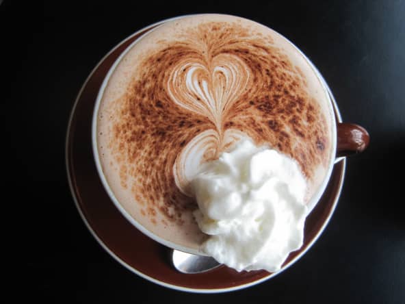 Stumptown Hot Chocolate Latte Art