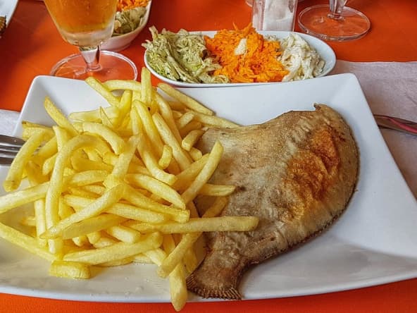 Limande frites
