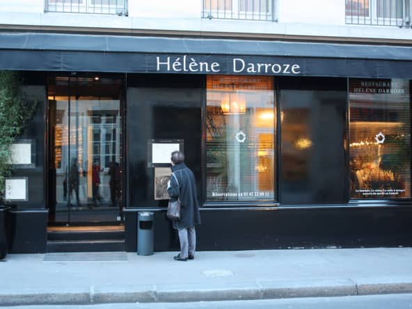 Devanture du restaurant Hélène Darroze