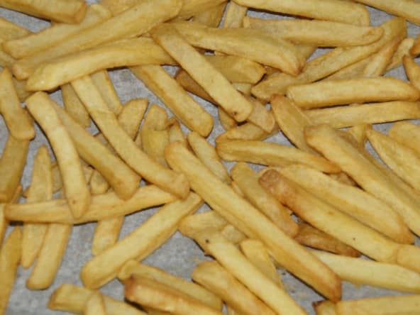Frites au four sans huile