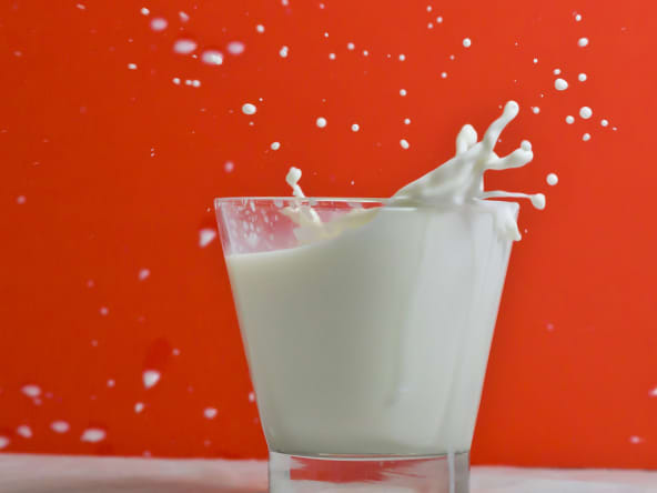 Un verre de lait