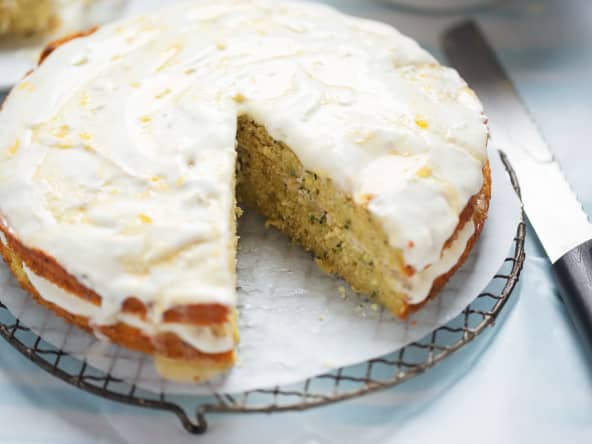 Lemon cake à la courgette
