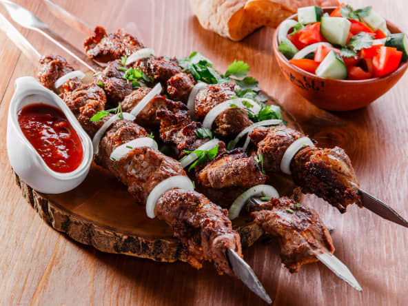 Brochettes kebab