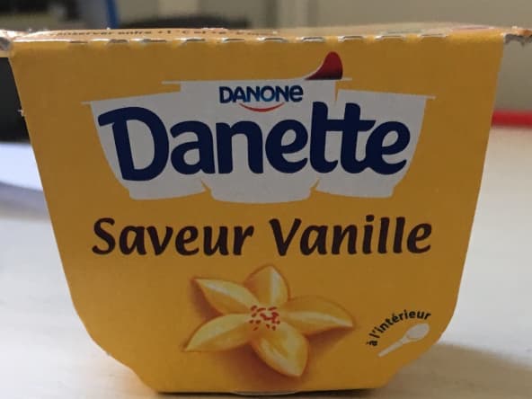 Danette saveur vanille