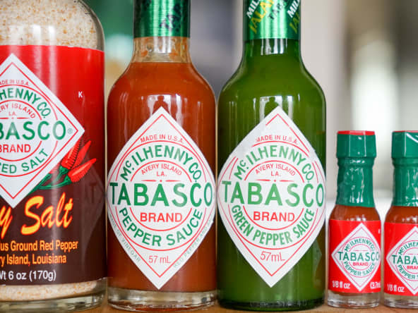 Flacons de Tabasco