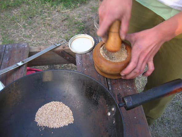 Préparation de gomasio