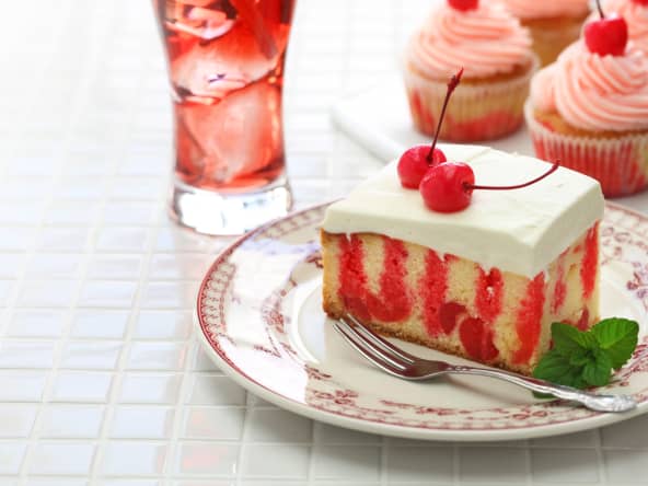 Pop cake à la cerise fait maison