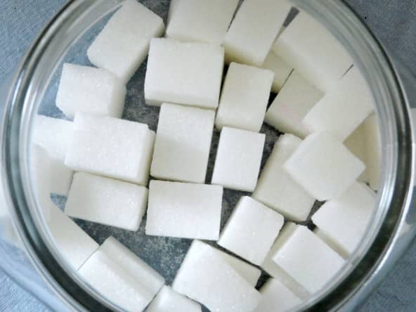 Sucre en morceaux