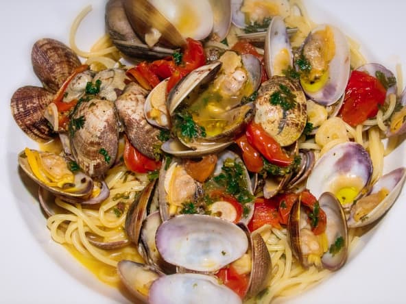 Spaghetti aux vongole