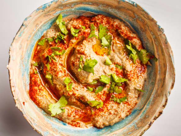Assiette de baba ganoush