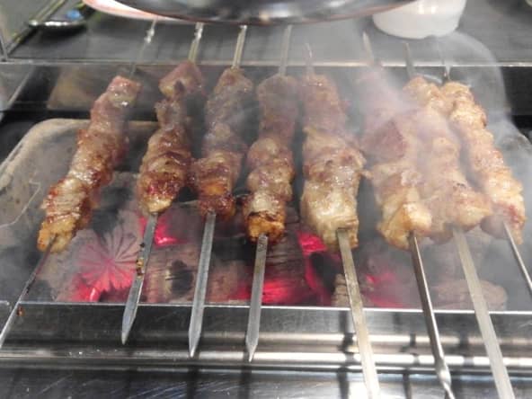 Brochettes d'agneau