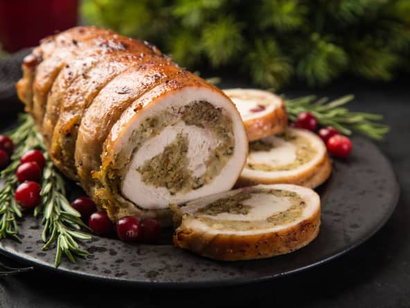 Roulé de dinde économique pour noël