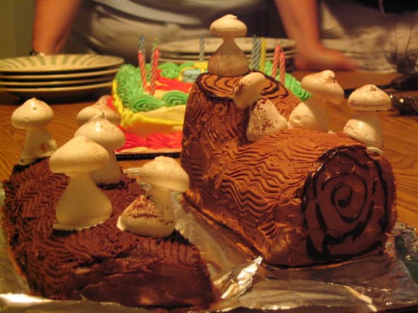 Bûche de noël vegan
