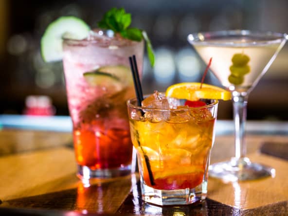 Verres de cocktails