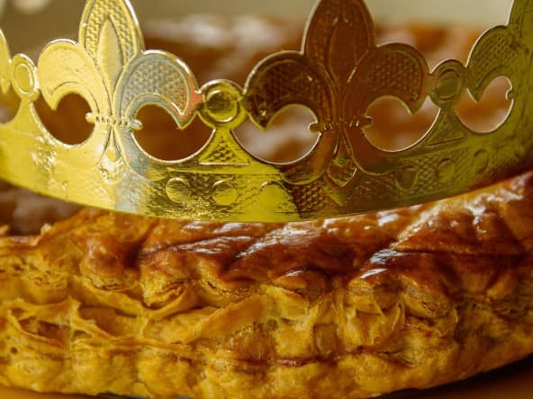 Galette avec couronne
