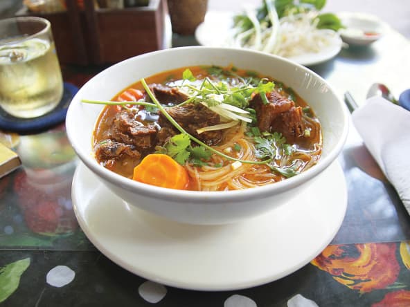 Soupe de nouilles au boeuf