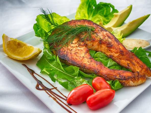 Saumon grillée