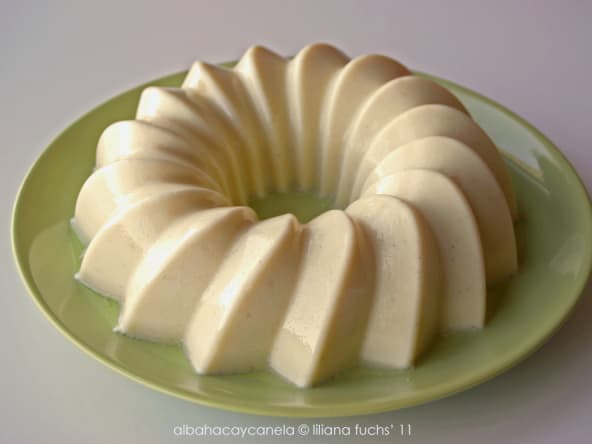 Bavarois a la vanille