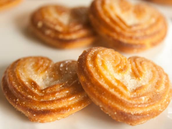 Petits palmiers en forme de coeur