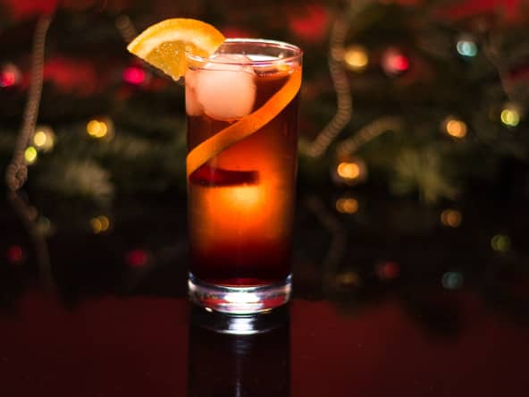 Long drink cocktail