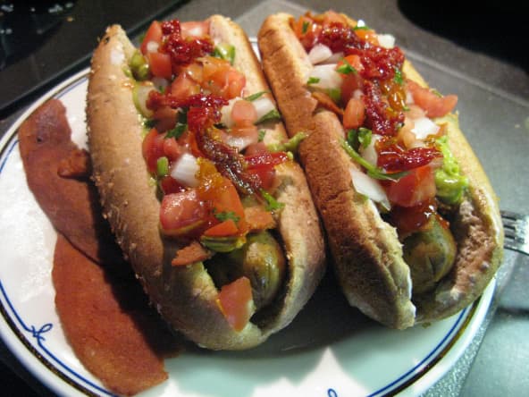 Hotdog vegan