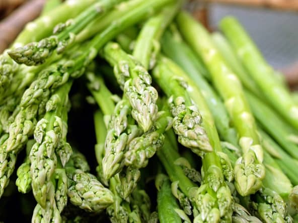 Asperges vertes en vrac